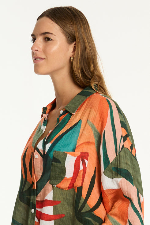 Sea Level Tropaluxe Beach Shirt
